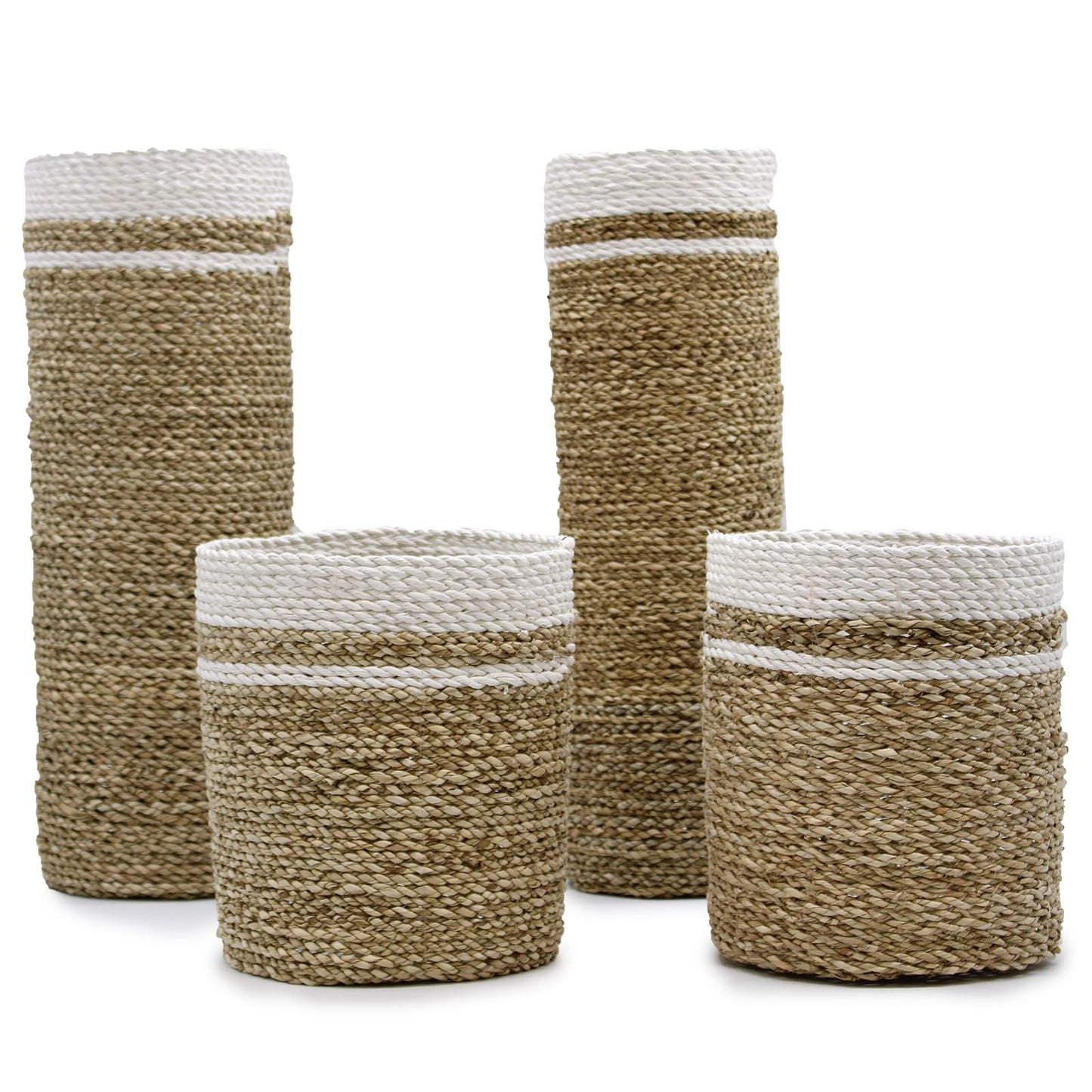 Seagrass Set - 2 Vase & 2 Bins - Luna Panther