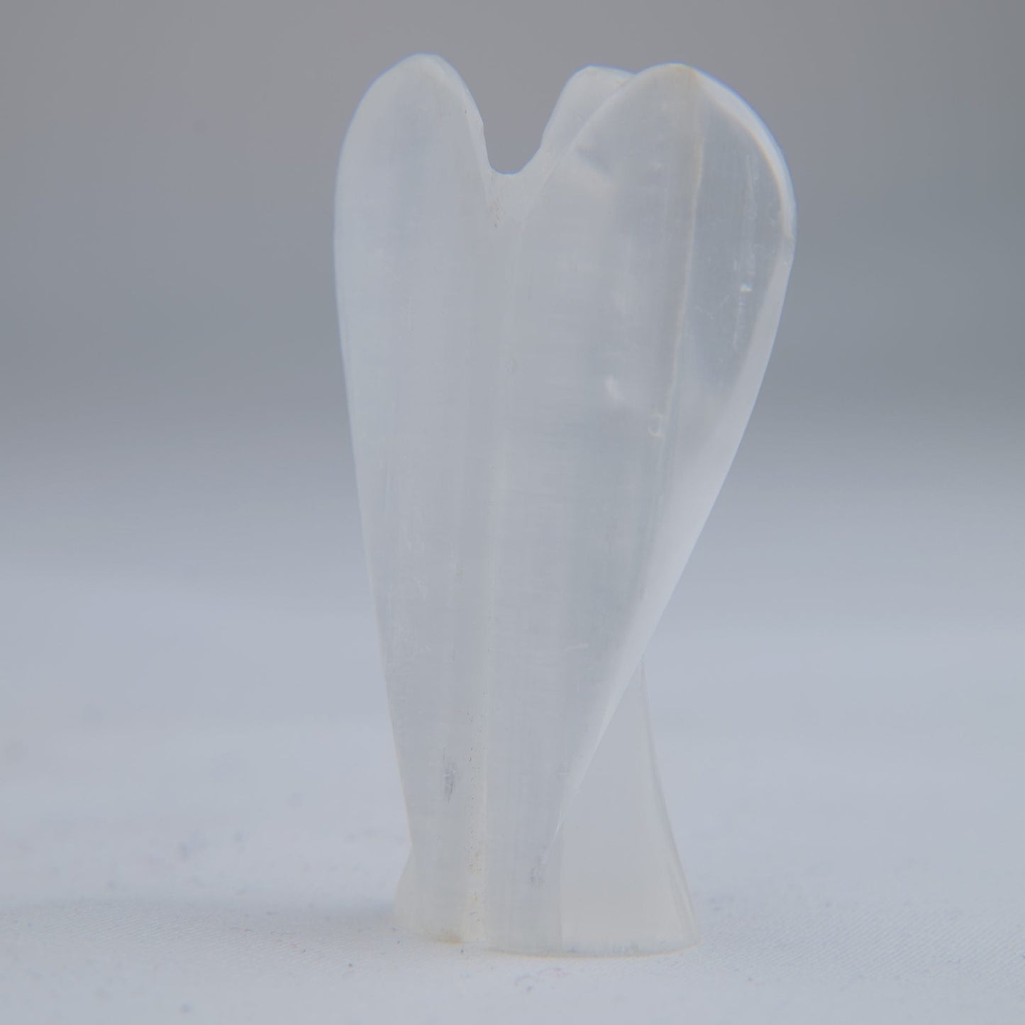 Selenite Angel Carving 24g 50mm - Luna Panther