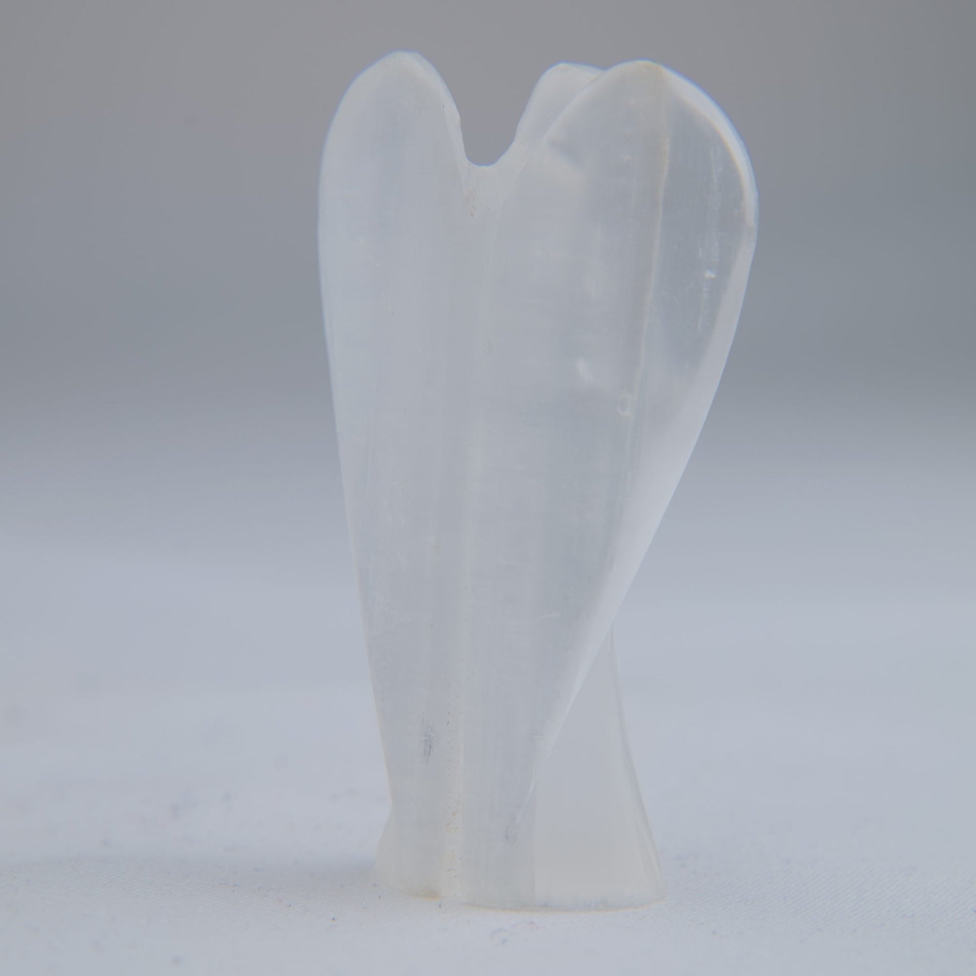 Selenite Angel Carving 24g 50mm - Luna Panther