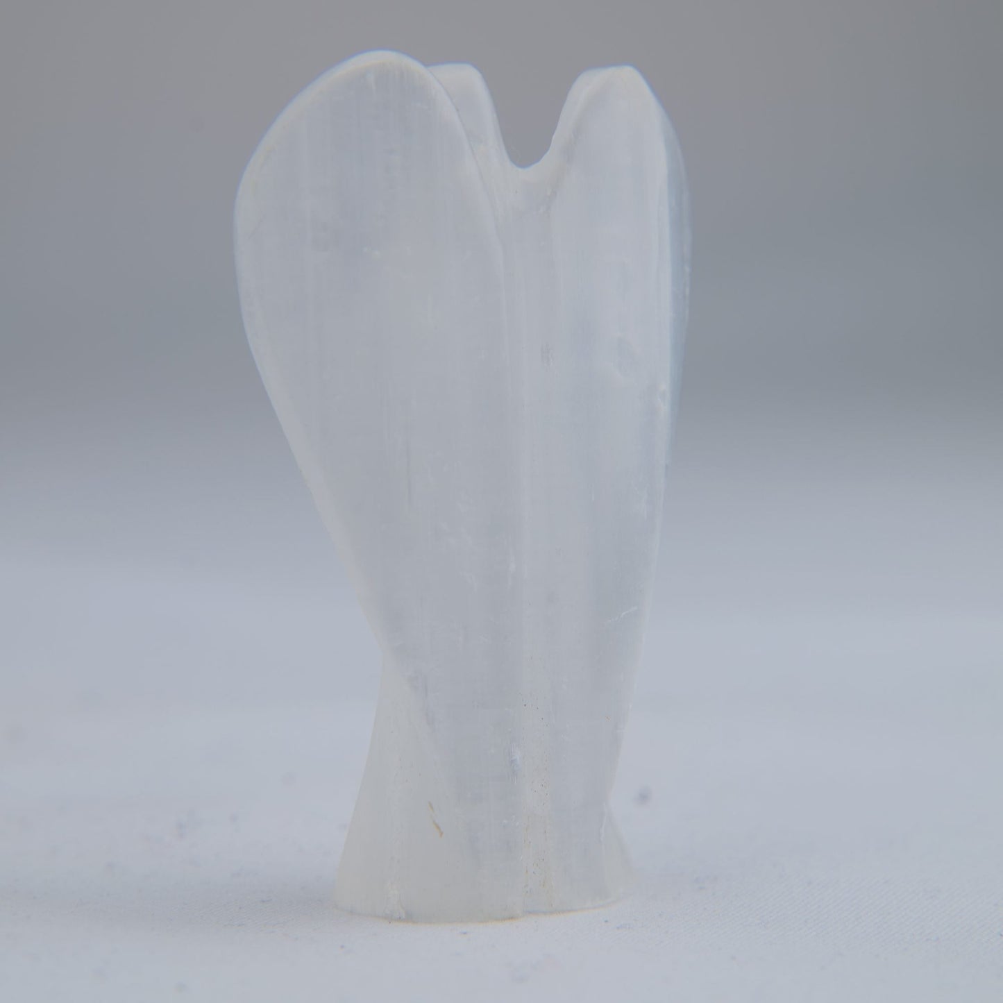 Selenite Angel Carving 24g 50mm - Luna Panther