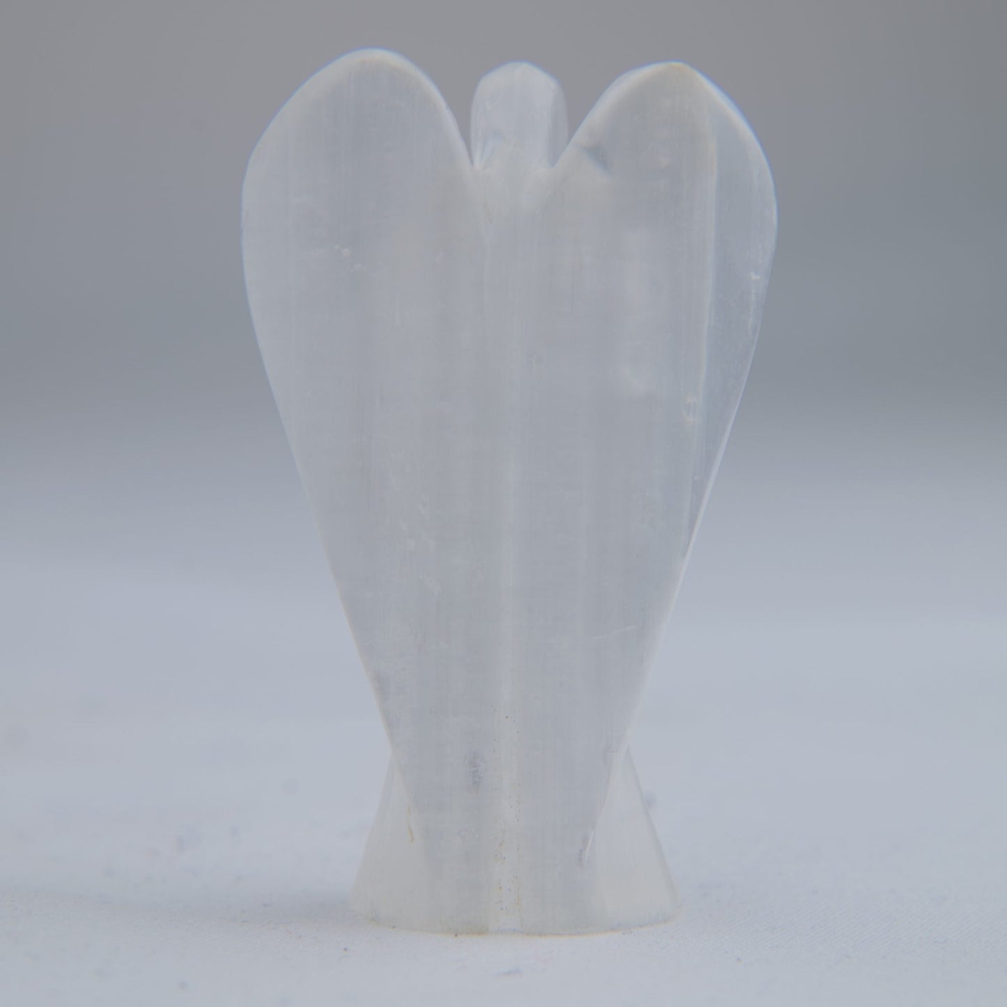 Selenite Angel Carving 24g 50mm - Luna Panther