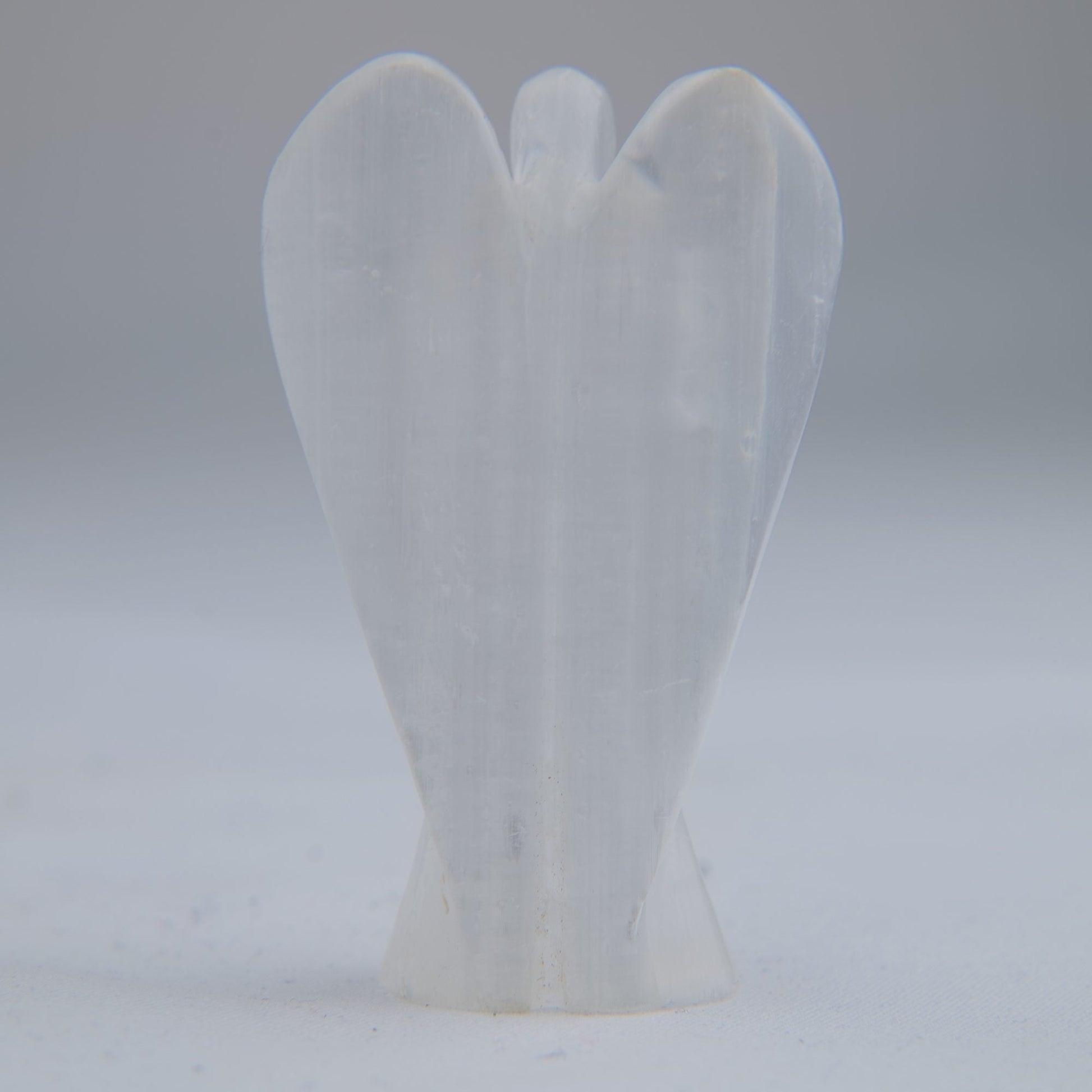 Selenite Angel Carving 24g 50mm - Luna Panther
