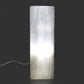 Polished Selenite Block Lamp 25Cm Chakra Lamp featuring satin white sheen and fibrous texture - Luna Panther