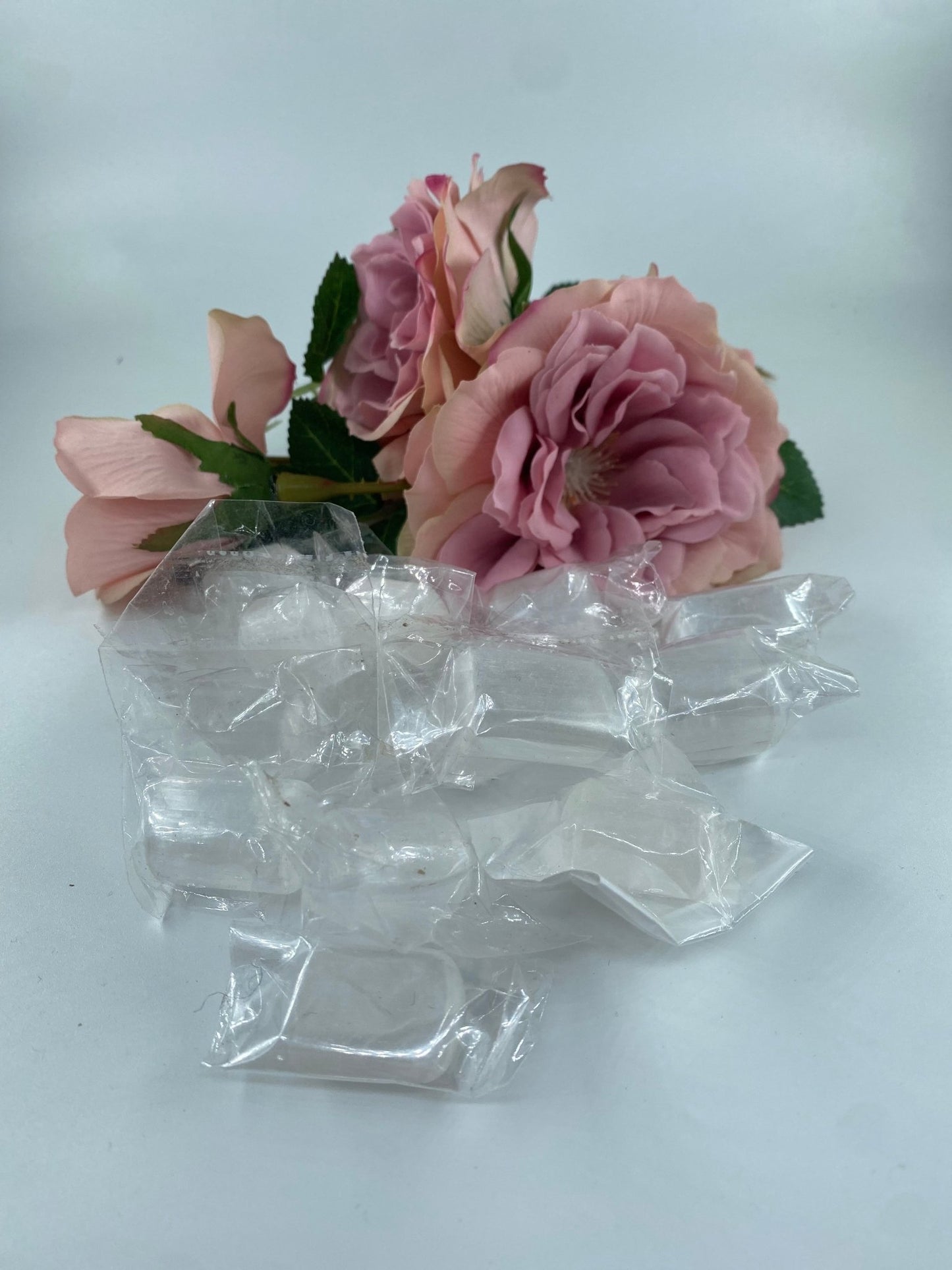 Polished Selenite - Tumble Stone featuring satin white sheen and fibrous texture - Luna Panther