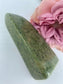 Polished Serpentine Freeform 226 Grams featuring mossy green tone with natural veining - Luna Panther