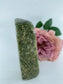 Polished Serpentine Freeform 231 Grams featuring mossy green tone with natural veining - Luna Panther