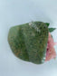 Polished Serpentine Freeform 253 Grams featuring mossy green tone with natural veining - Luna Panther
