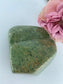Polished Serpentine Freeform 253 Grams featuring mossy green tone with natural veining - Luna Panther