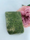 Polished Serpentine Freeform 261 grams featuring mossy green tone with natural veining - Luna Panther