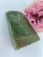 Polished Serpentine Freeform 280 Grams featuring mossy green tone with natural veining - Luna Panther