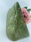 Polished Serpentine Freeform 821 Grams featuring mossy green tone with natural veining - Luna Panther