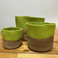 Set of 3 Cotton Rope Storage Baskets - Pistachio - Luna Panther