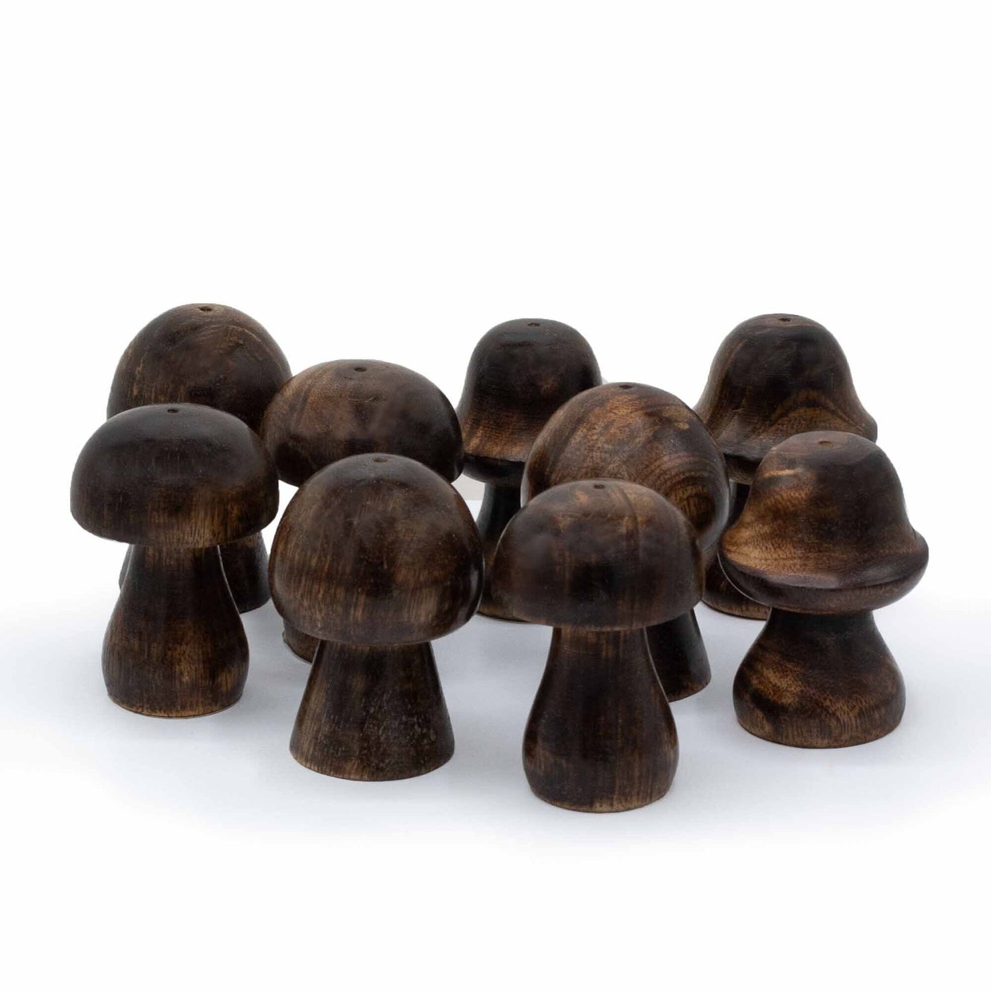 Set of 3 Mini Incense Mushrooms (8cm, 7cm, 6.5cm) - Luna Panther