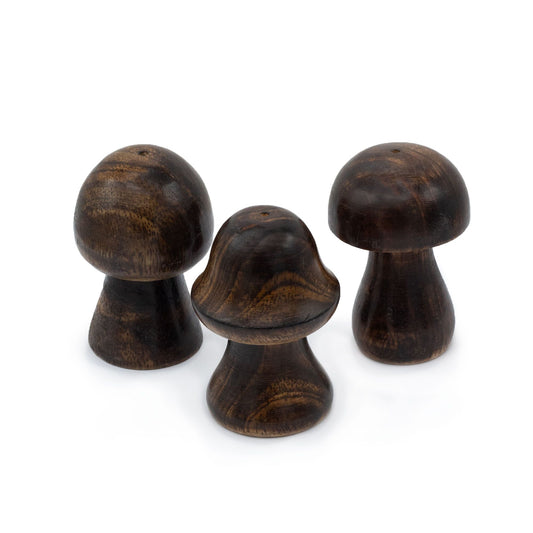 Set of 3 Mini Incense Mushrooms (8cm, 7cm, 6.5cm) - Luna Panther
