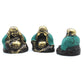 Set of 3 - See No Evil etc - Buddha - Luna Panther