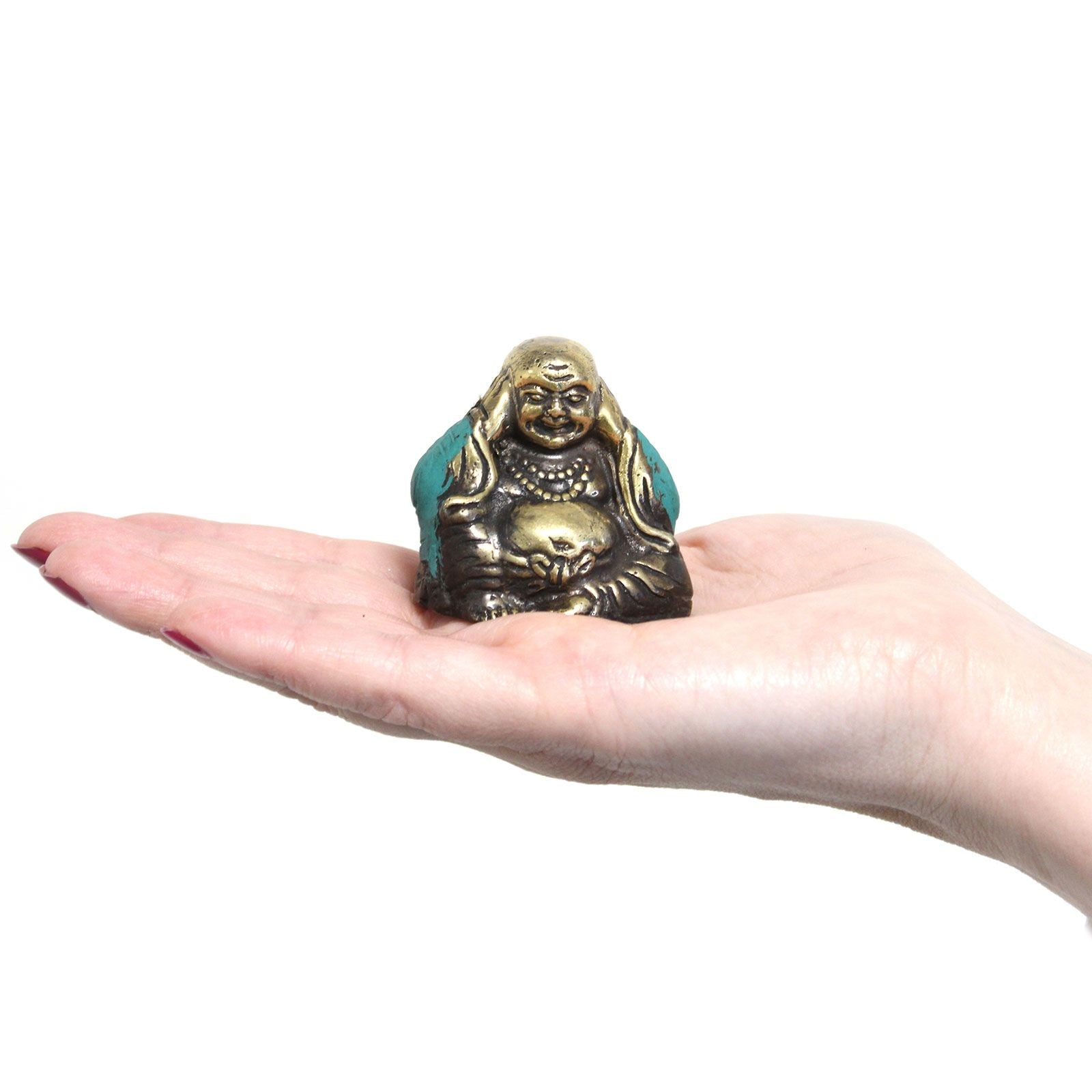 Set of 3 - See No Evil etc - Buddha - Luna Panther