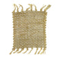Set of 4 Seagrass Fringe Natural Coasters - Natural - Luna Panther
