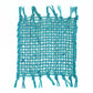 Set of 4 Seagrass Fringe Natural Coasters - Turquoise - Luna Panther