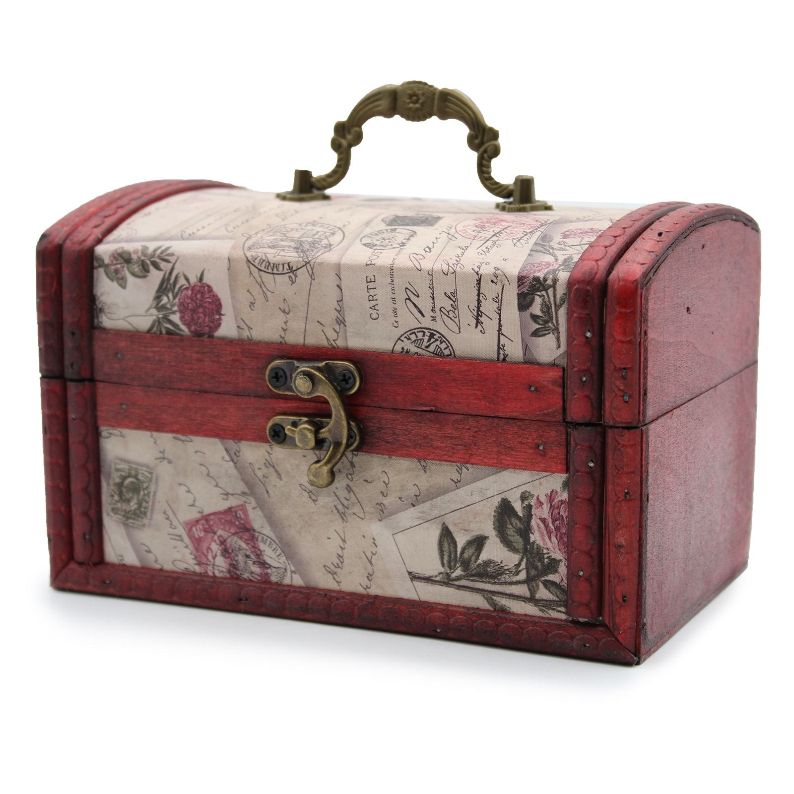 Sets of 2 Colonial Boxes - Rose Design - Luna Panther