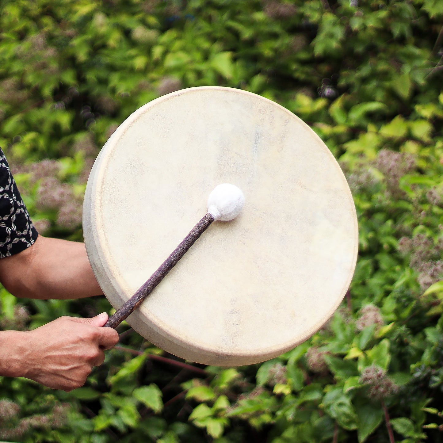 Spirit of the Bear Shaman Drum & Stick - Tunable 40cm detail view 8 at Luna Panther