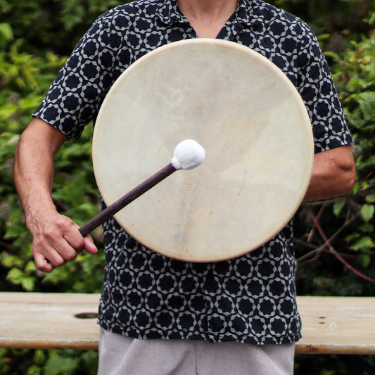 Spirit of the Dragon Shaman Drum & Stick - Tunable 40cm detail view 2 at Luna Panther alternate view