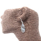 Shell & Silver Earrings - Teardrop - MOP - Luna Panther