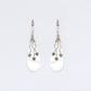 Shell & Silver Earrings - Three Hearts - MOP - Luna Panther