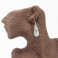 Shell & Silver Earrings - Three Hearts - MOP - Luna Panther