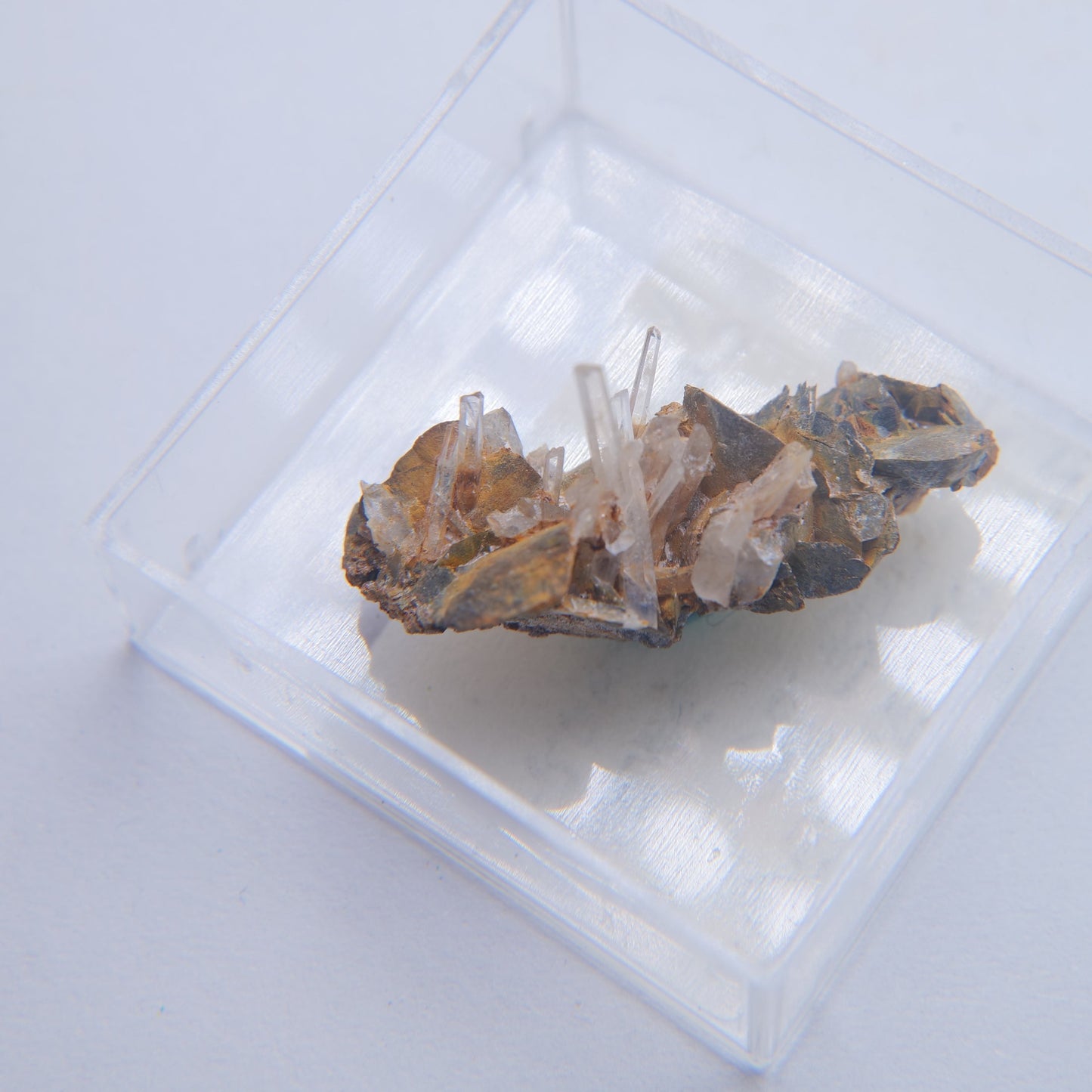 Siderite & Quartz from Col du Barioz, Isere, France - 11g - Luna Panther