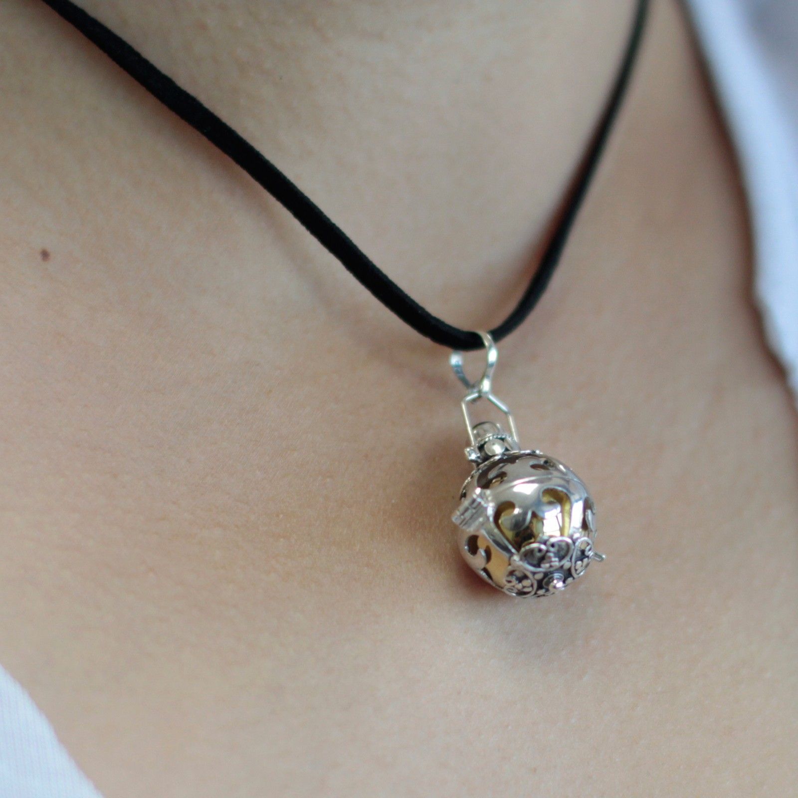 Silver Angel Bell - Dreams - 18mm - Luna Panther