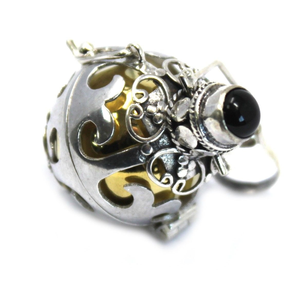 Silver Angel Bell - Dreams - 18mm - Luna Panther