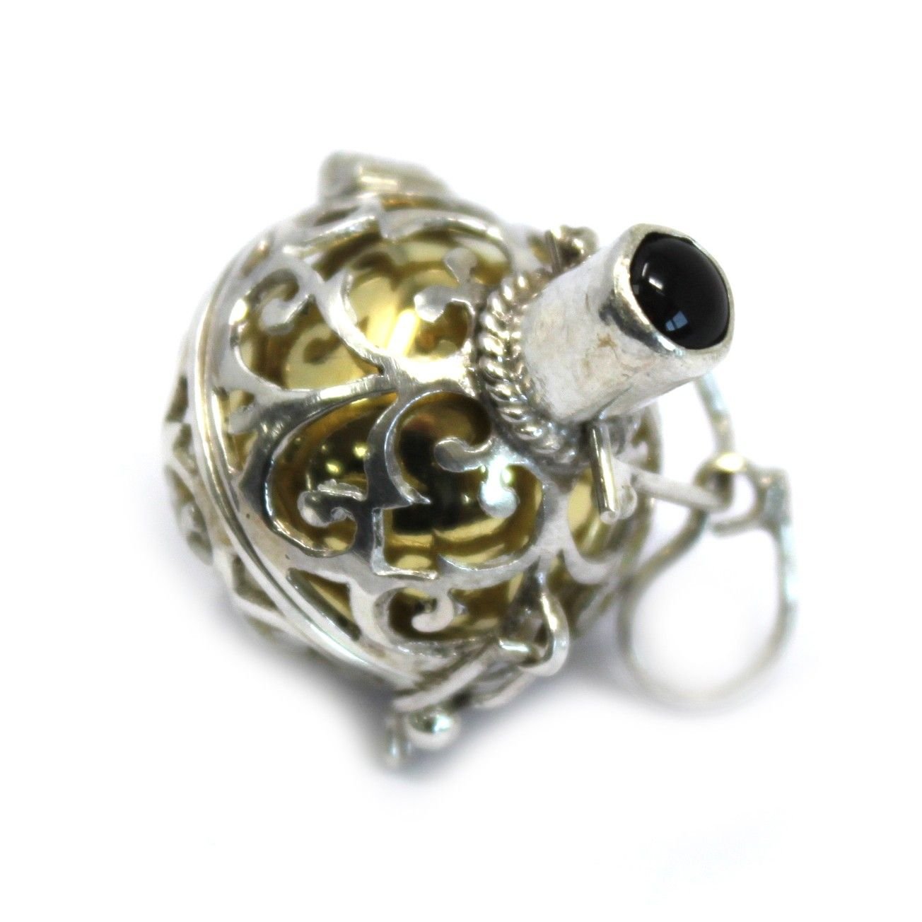 Silver Angel Bell - Night - time - 18mm - Luna Panther