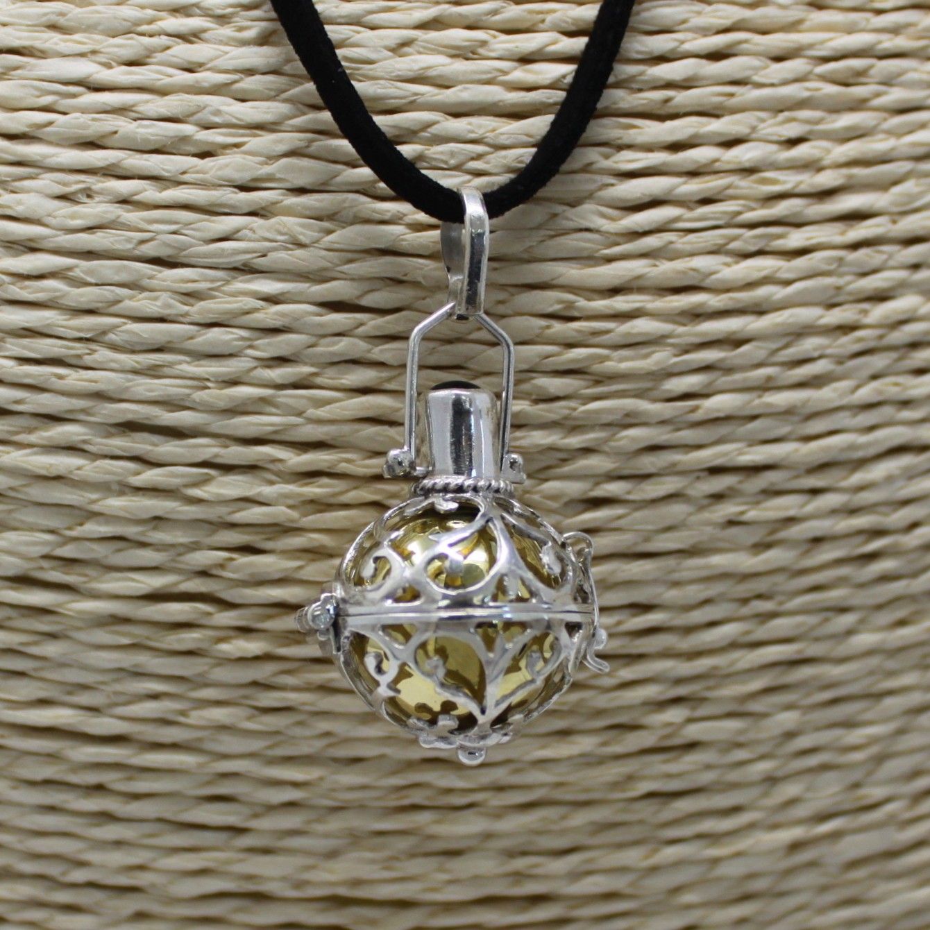 Silver Angel Bell - Night - time - 18mm - Luna Panther