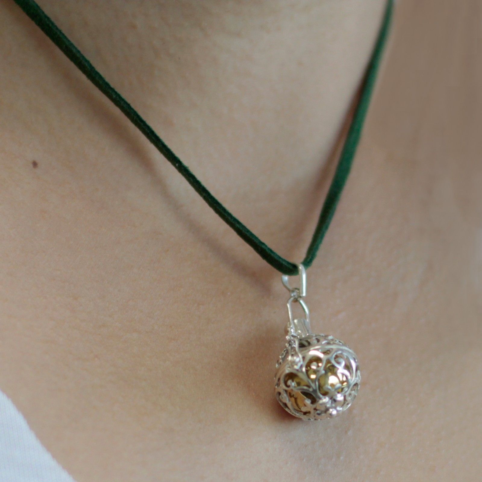 Silver Angel Bell - Romance - 18mm - Luna Panther