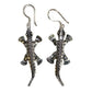 Silver Earrings - Lizards - Luna Panther