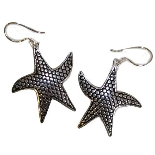 Silver Earrings - Star Fish - Luna Panther