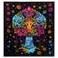 Single Cotton Bedspread + Wall Hanging - Bodhi Tree - Luna Panther