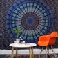 Single Cotton Bedspread + Wall Hanging - Hamsa - Luna Panther