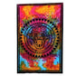 Single Cotton Bedspread + Wall Hanging - Hamsa - Luna Panther