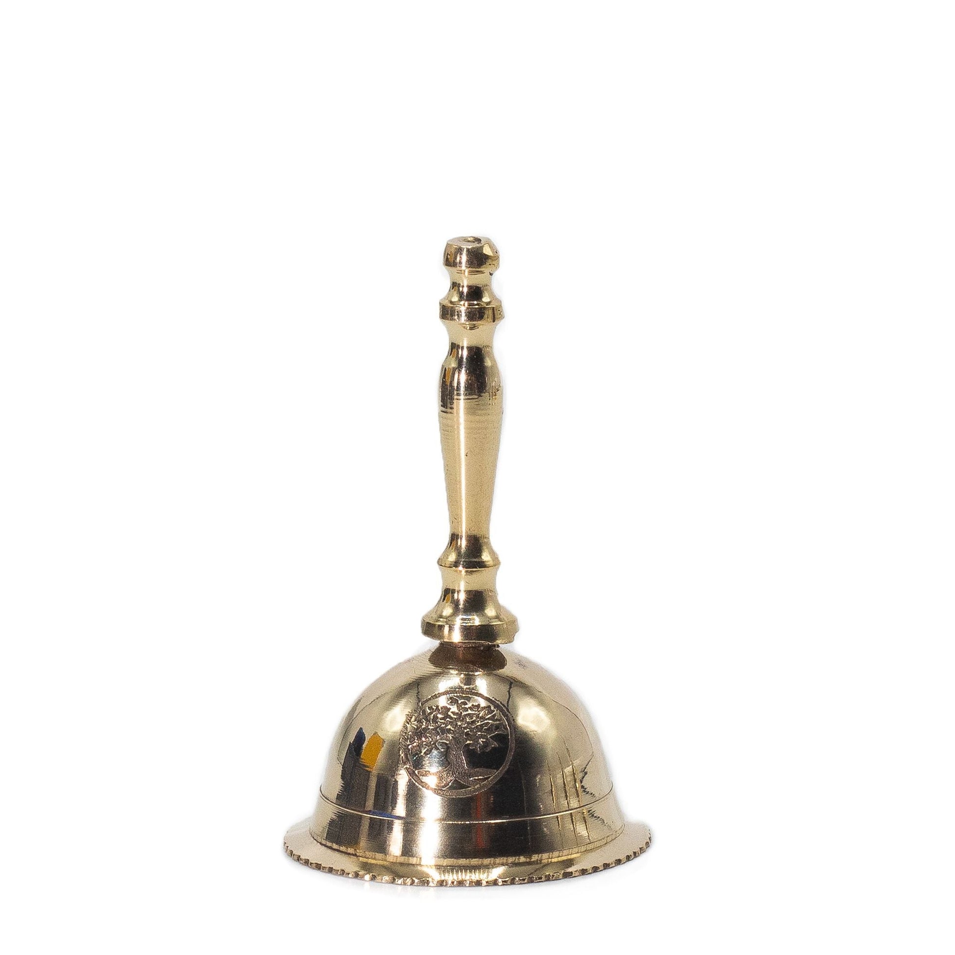 Small Altar Brass Bell - Tree of Life - Luna Panther