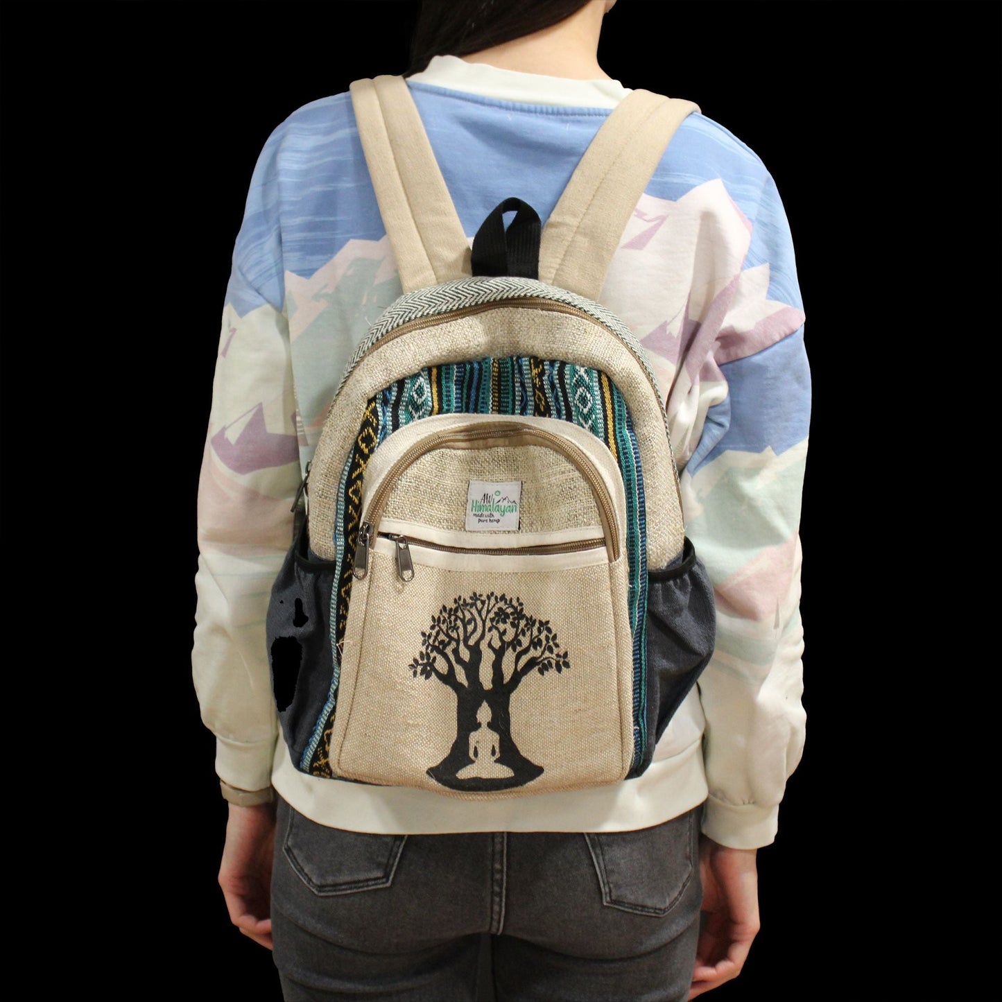 Small Backpack - Bohdi Tree Design - Luna Panther