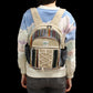 Small Backpack - Rope & Pockets Style - Luna Panther