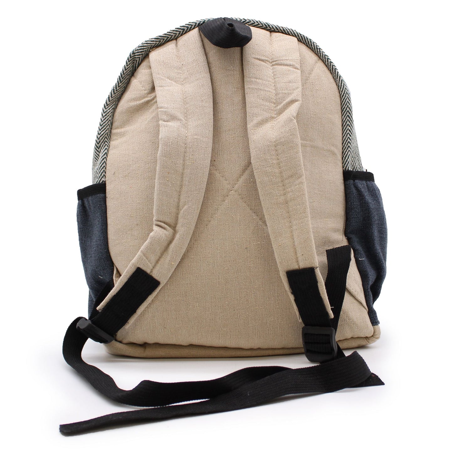Small Backpack - Rope & Pockets Style - Luna Panther