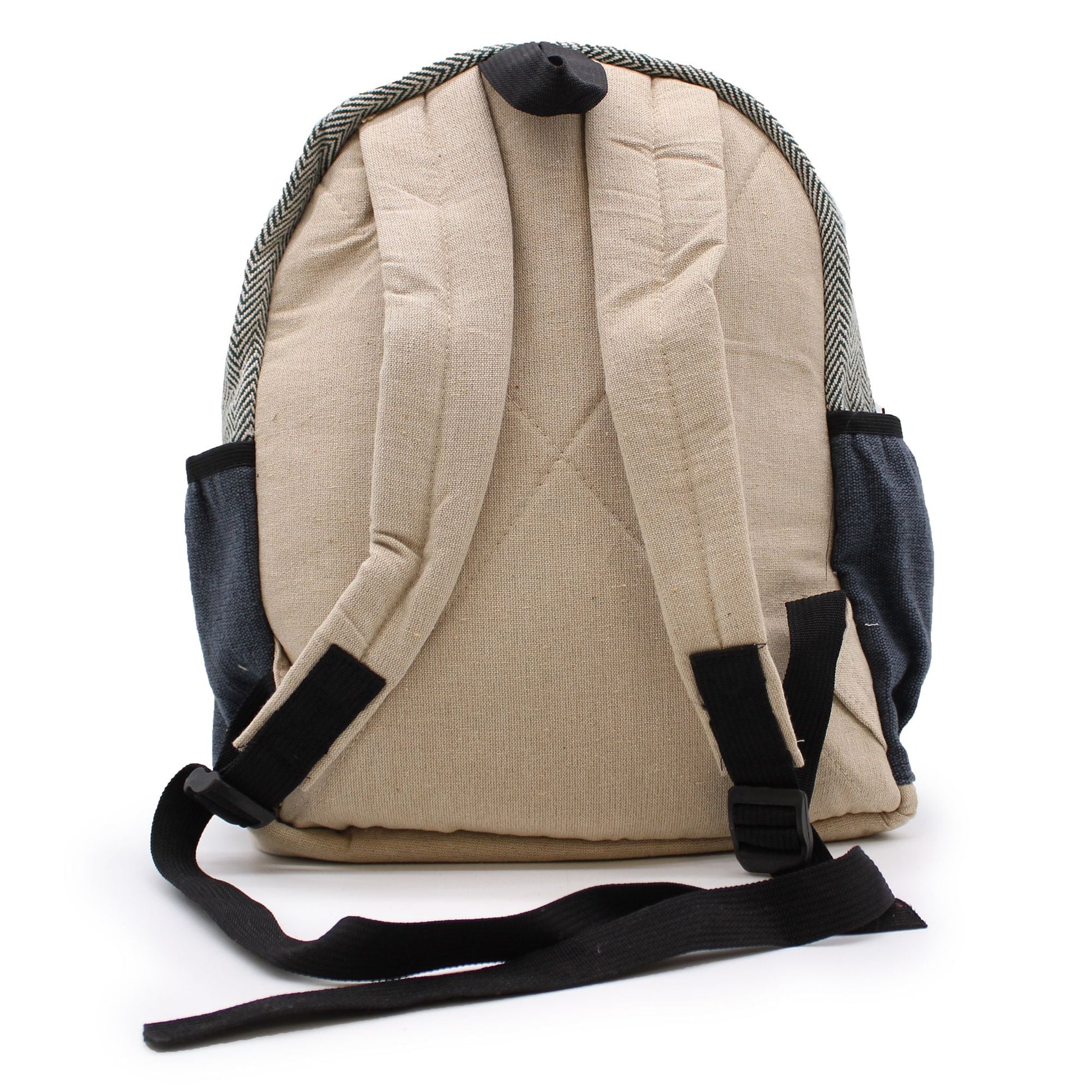 Small Backpack - Rope & Pockets Style - Luna Panther