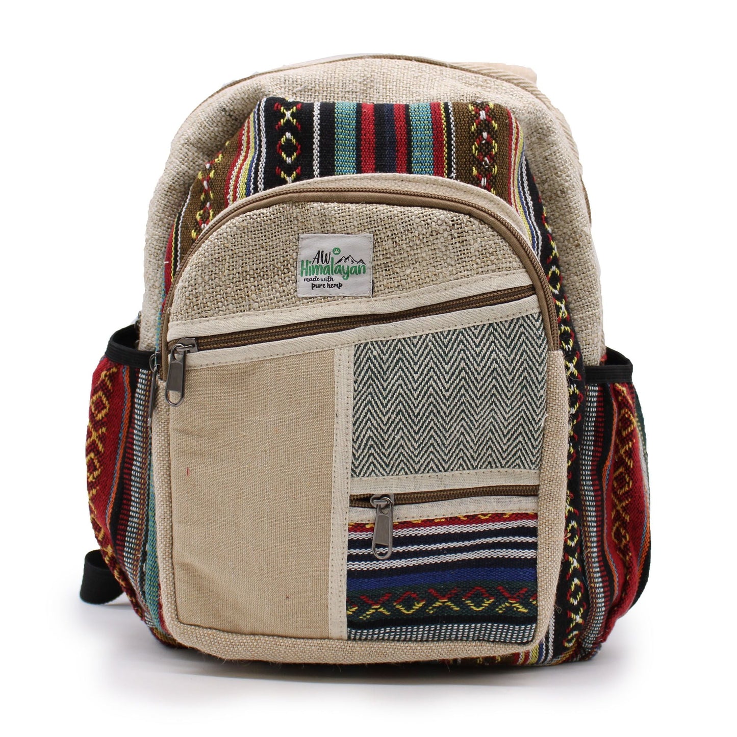Small Backpack - Zig Zag Zips Style - Luna Panther
