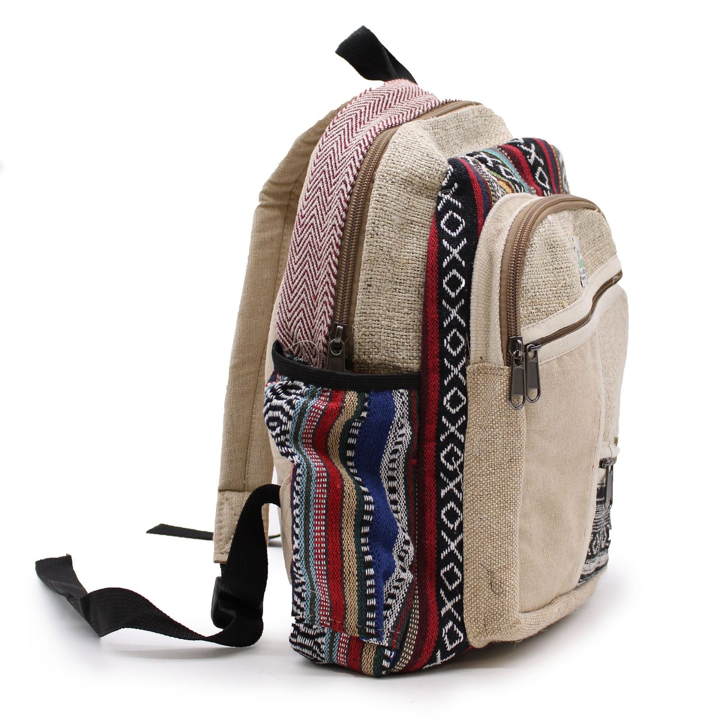 Small Backpack - Zig Zag Zips Style - Luna Panther
