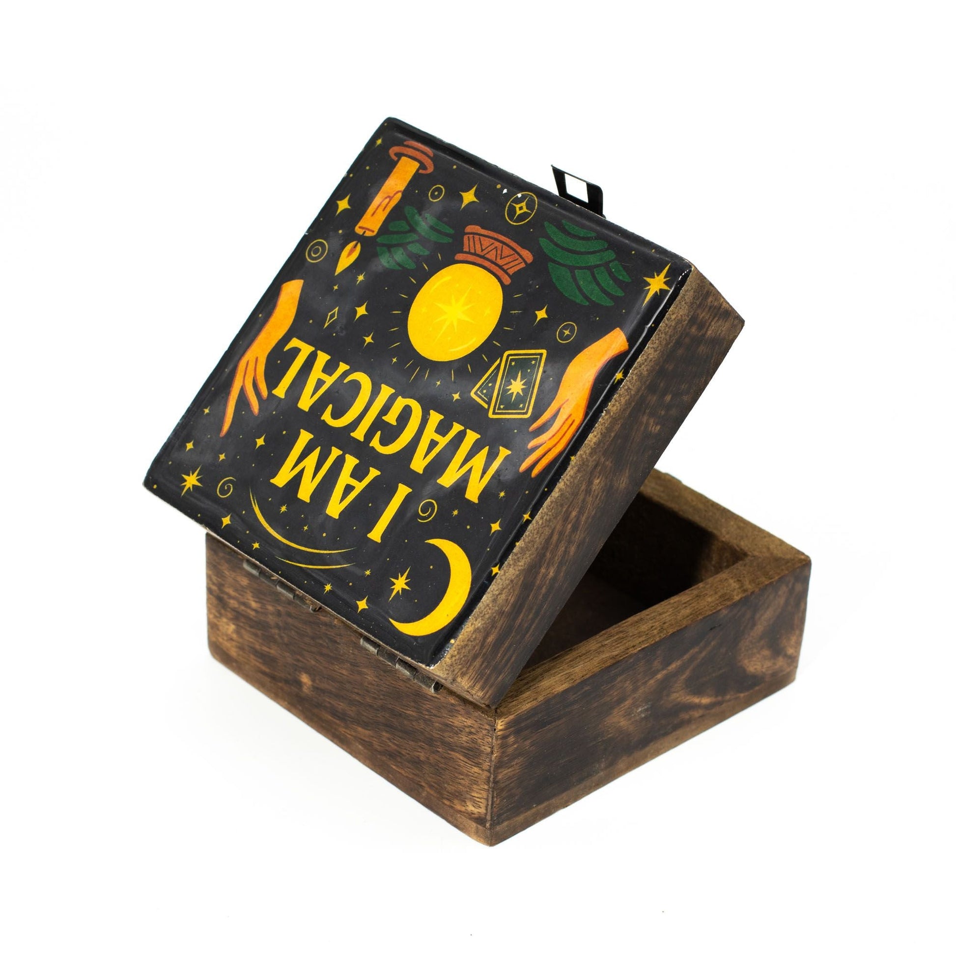 Small Enamelled Box - I am Magical - Luna Panther