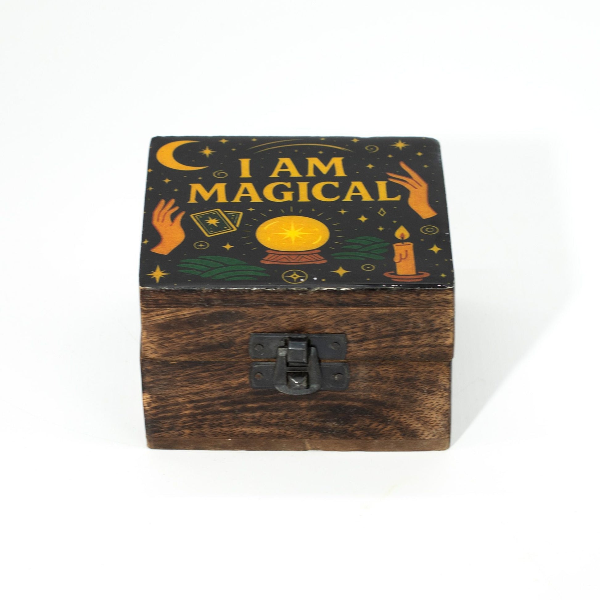 Small Enamelled Box - I am Magical - Luna Panther