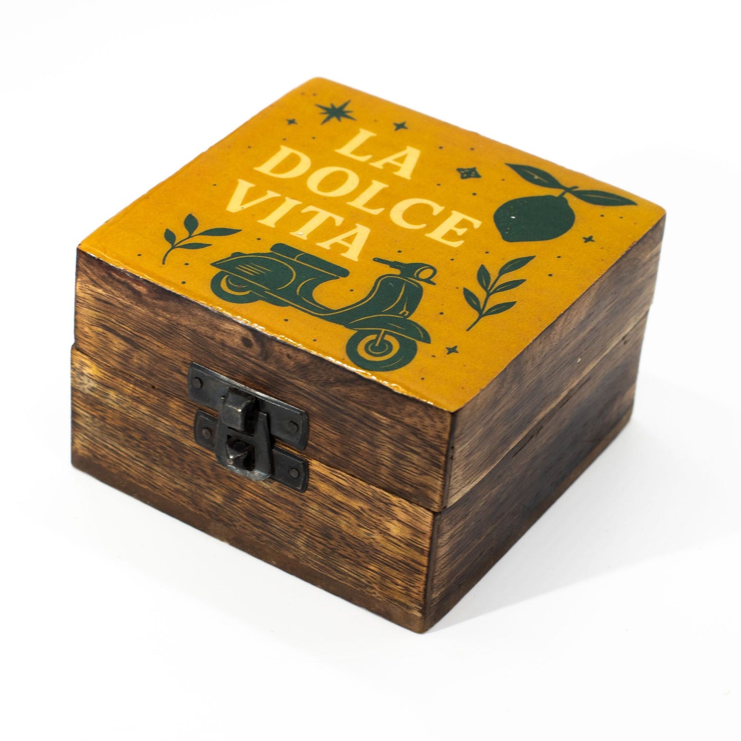 Small Enamelled Box - La Dolce Vita - Luna Panther