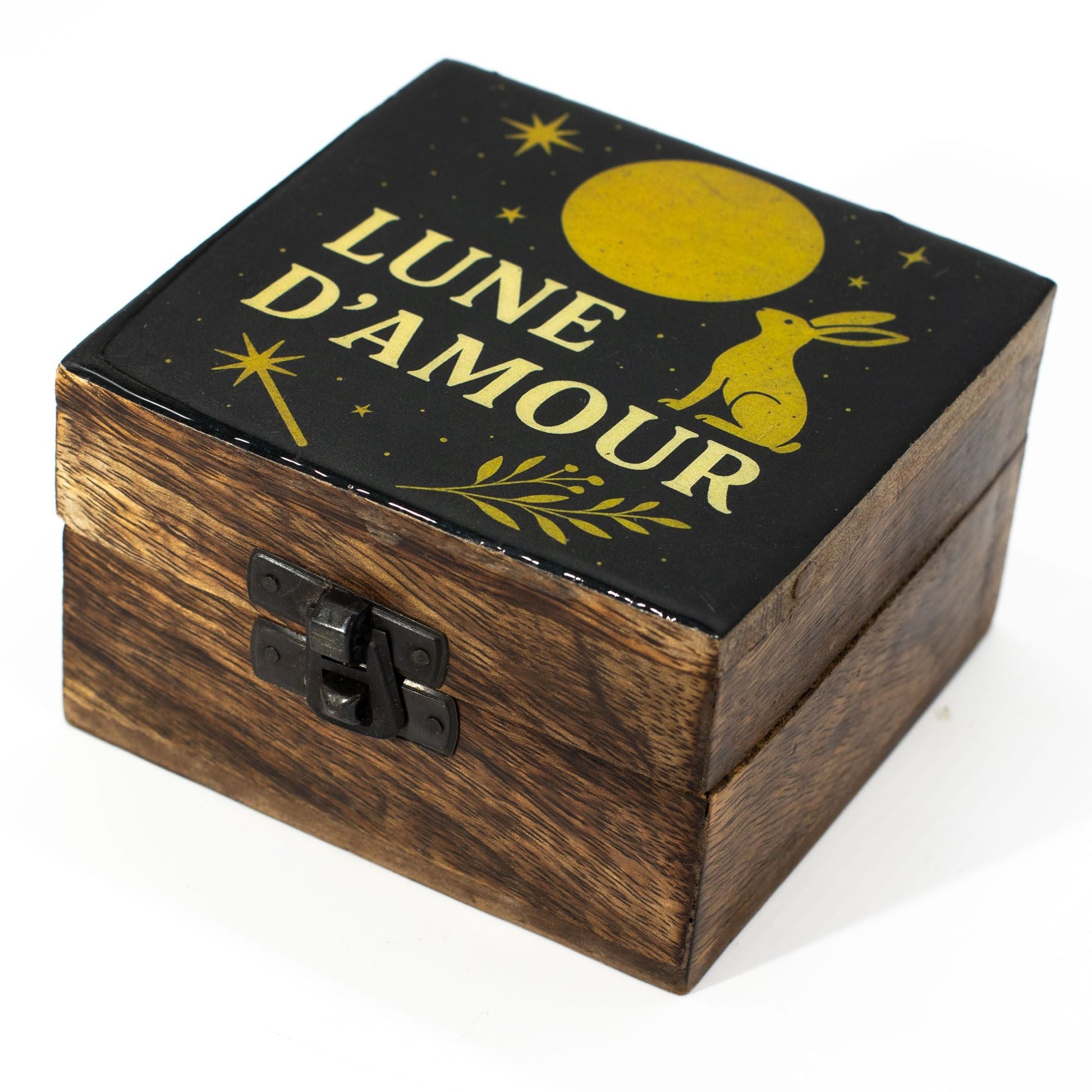 Small Enamelled Box - Lune D'Amore - Luna Panther